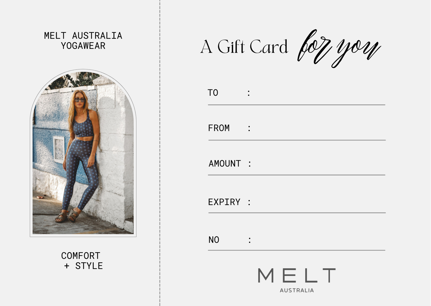 MELT GIFT CARD